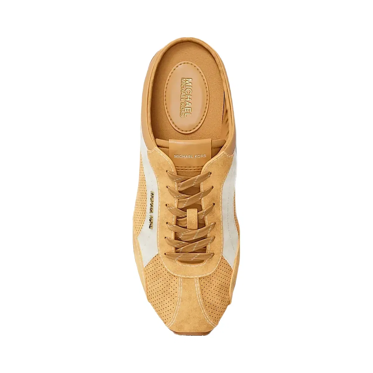 Michael Kors Avi Suede Slip-On Sneaker Honeywheat