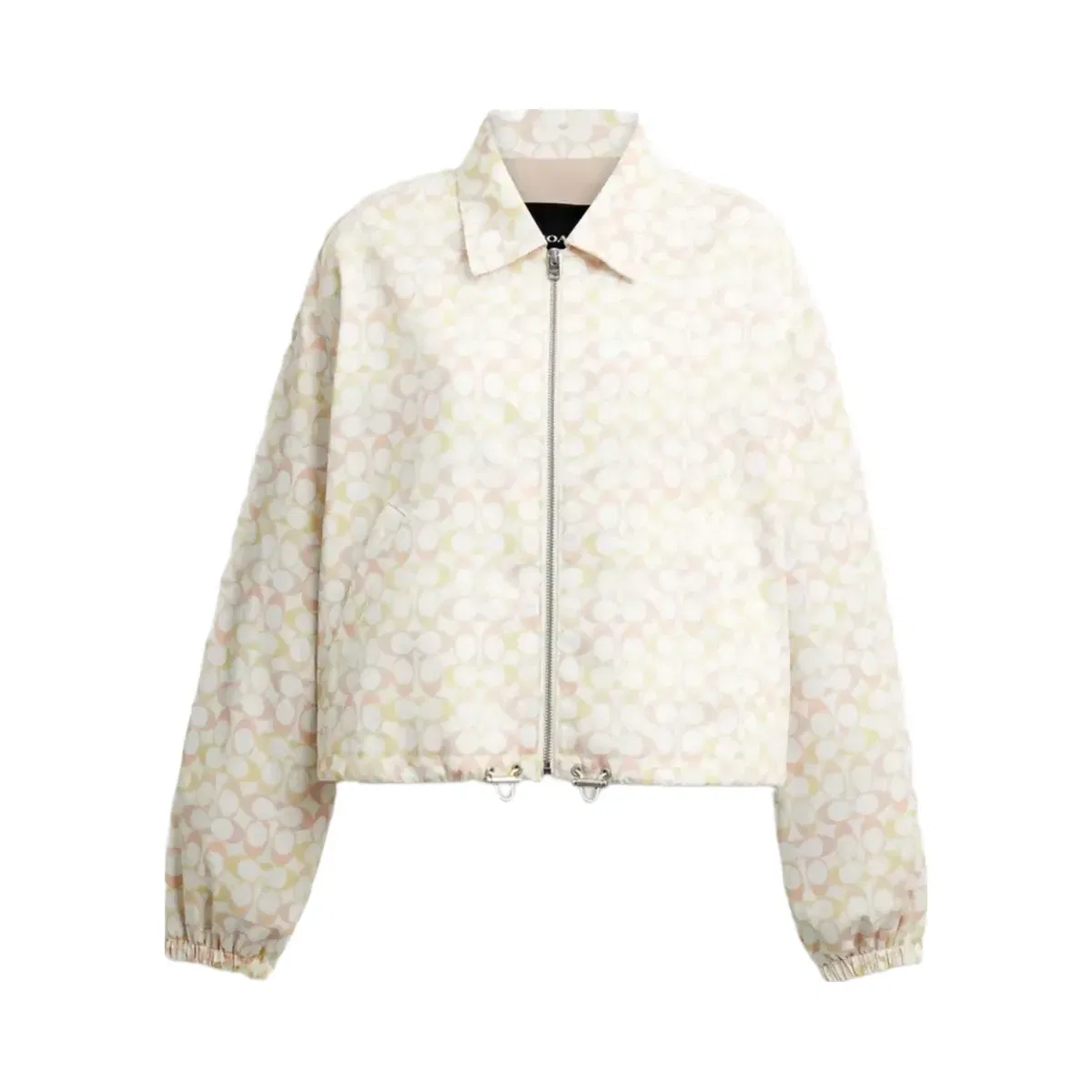 Coach Signature Blouson Windbreaker In Recycled Polyester in Pink Multi