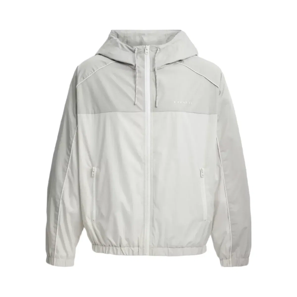 Coach Hooded Windbreaker in Dove Multi