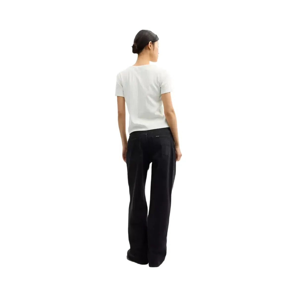 Coach Pointelle T-Shirt in Off White
