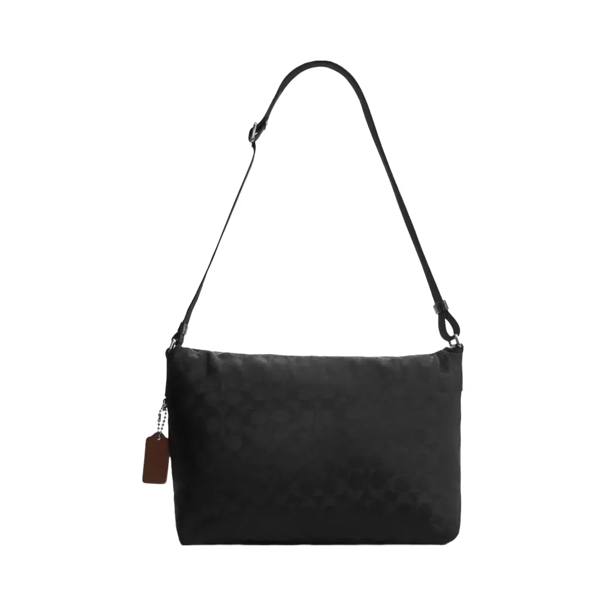 Coach Lane Messenger In Signature Nylon in Black