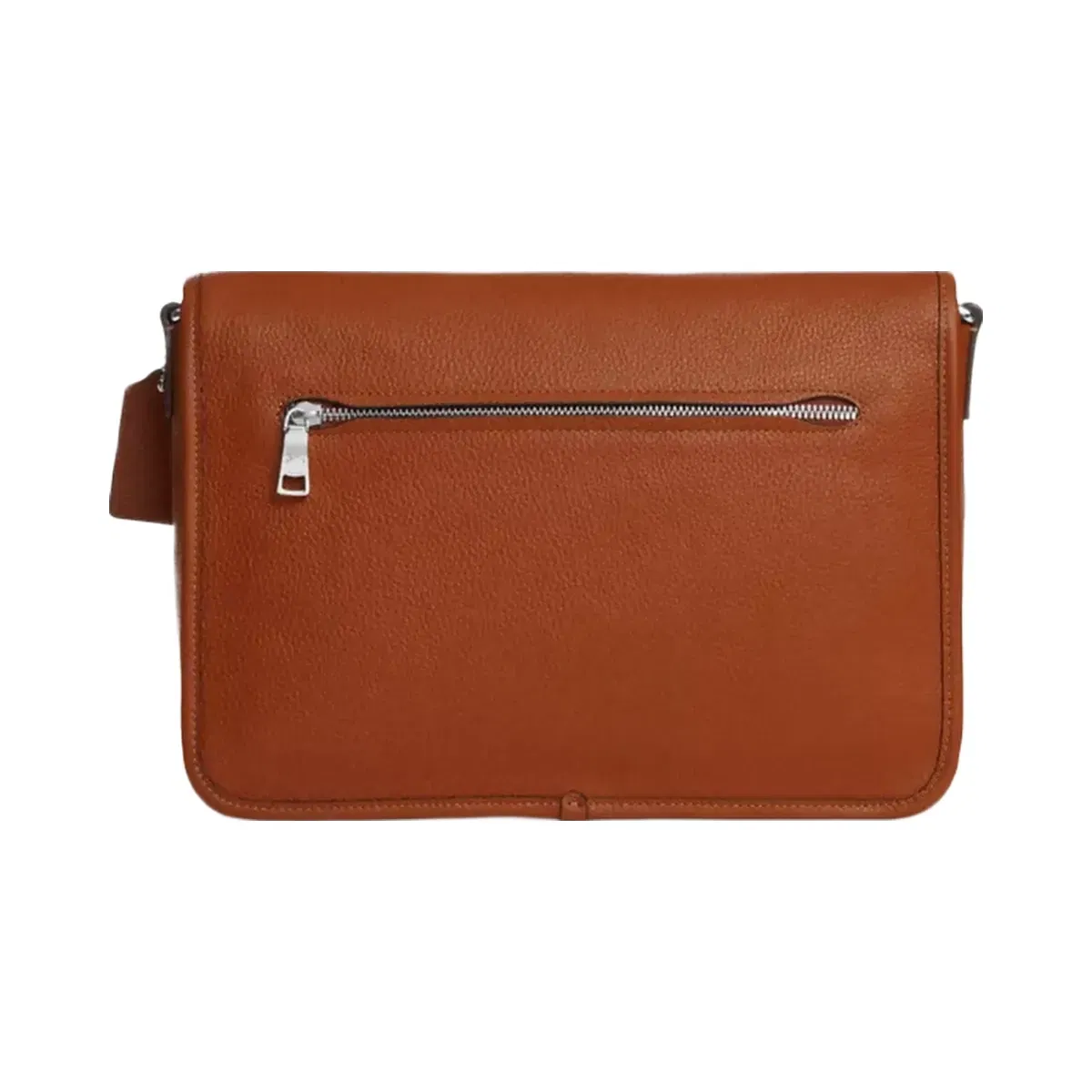 Coach Colby Messenger Bag 32 in Silver Amber Brown