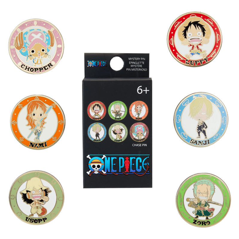 One Piece 25th Anniversary Chibi Mystery Box Pin