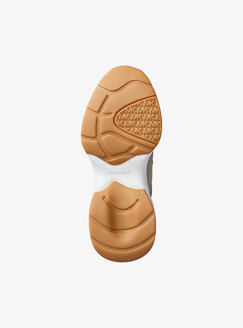 Kaia Mixed-Media Trainer
