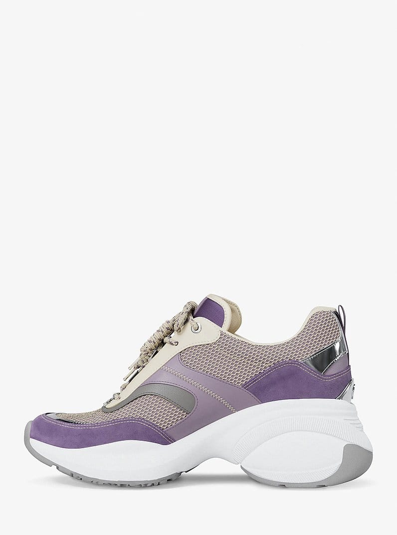 Kaia Mixed-Media Trainer