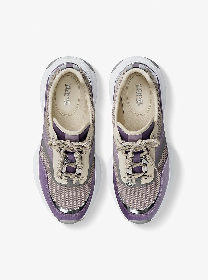 Kaia Mixed-Media Trainer