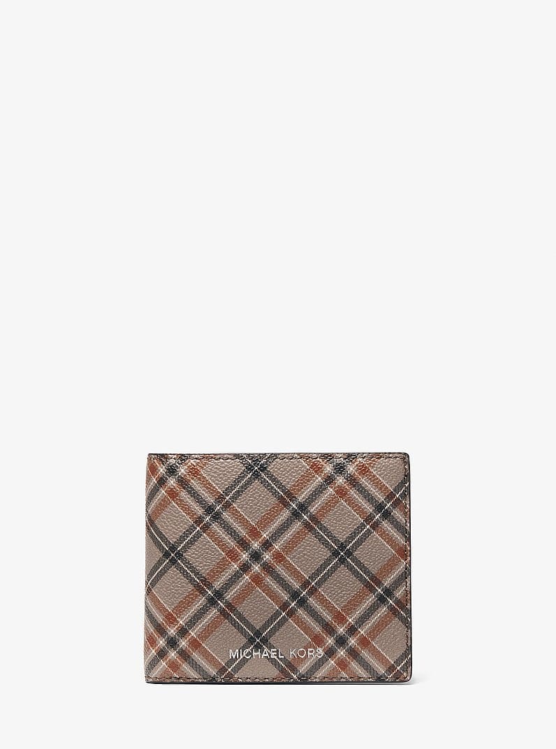 Cooper Plaid Print Wallet
