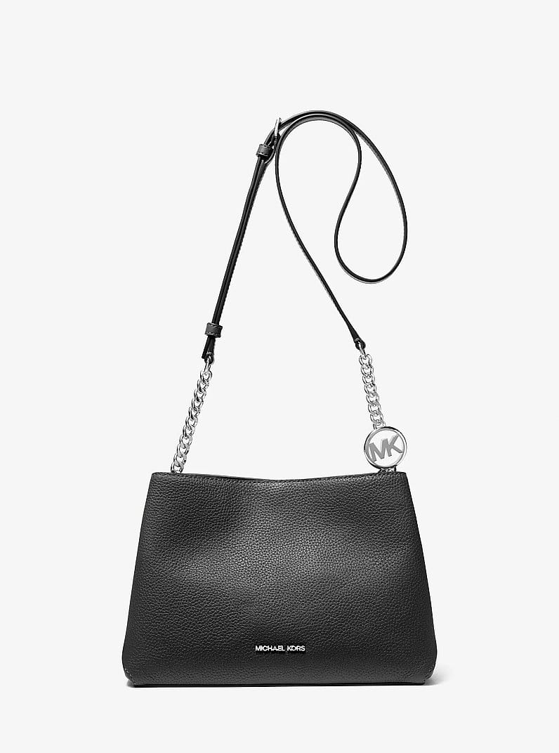 Christina Small Pebbled Leather Crossbody Bag