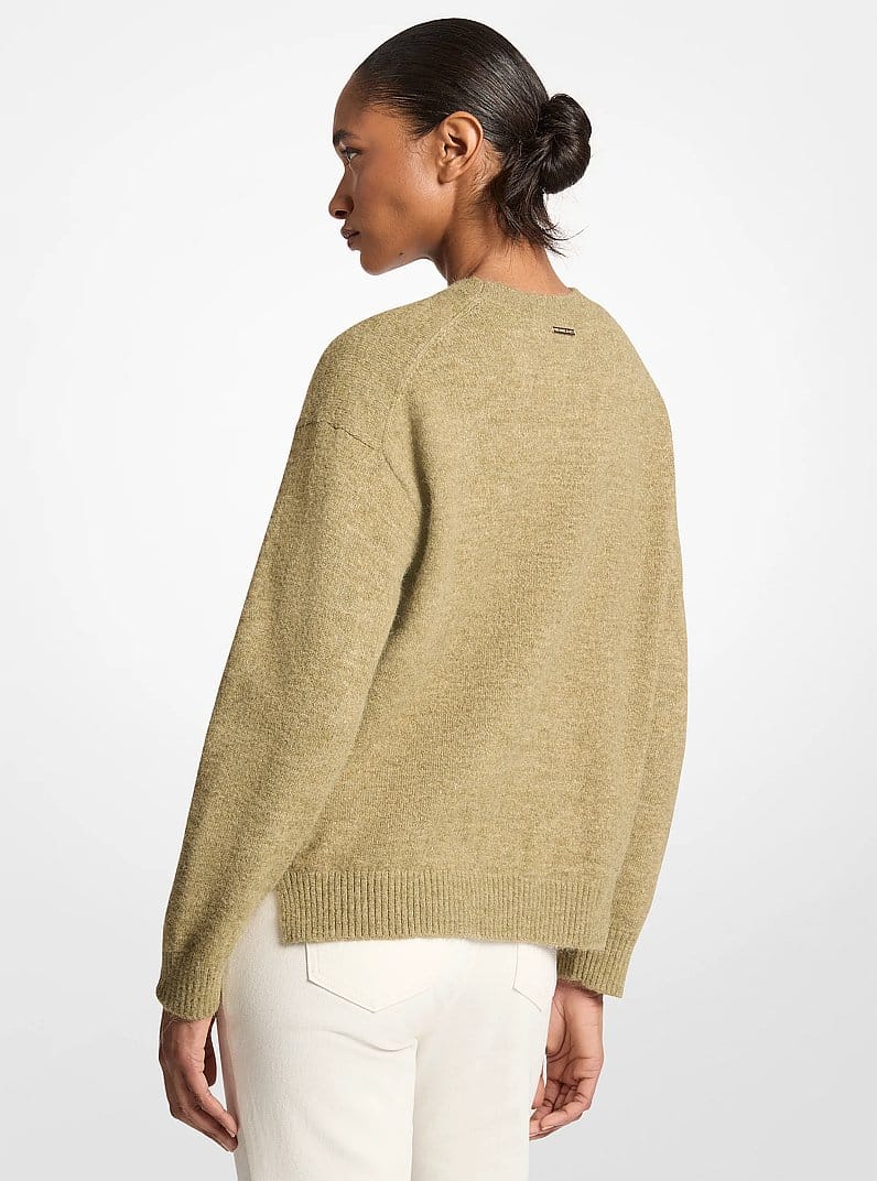 Logo Appliqué Knit Sweater