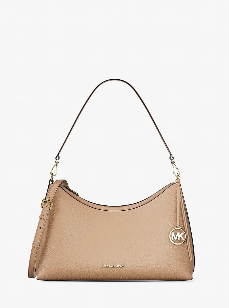 Sammy Medium Pebbled Leather Convertible Shoulder Bag