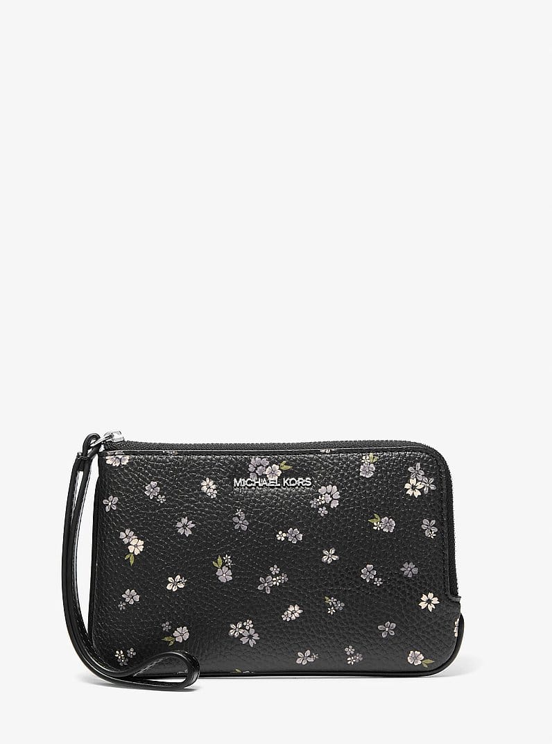 Jet Set Travel Small Floral Printed Wristlet