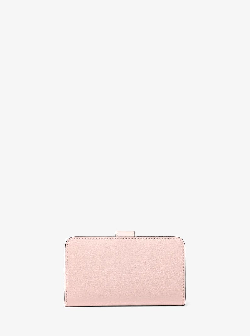 Jet Set Travel Medium Pebbled Leather Billfold Wallet