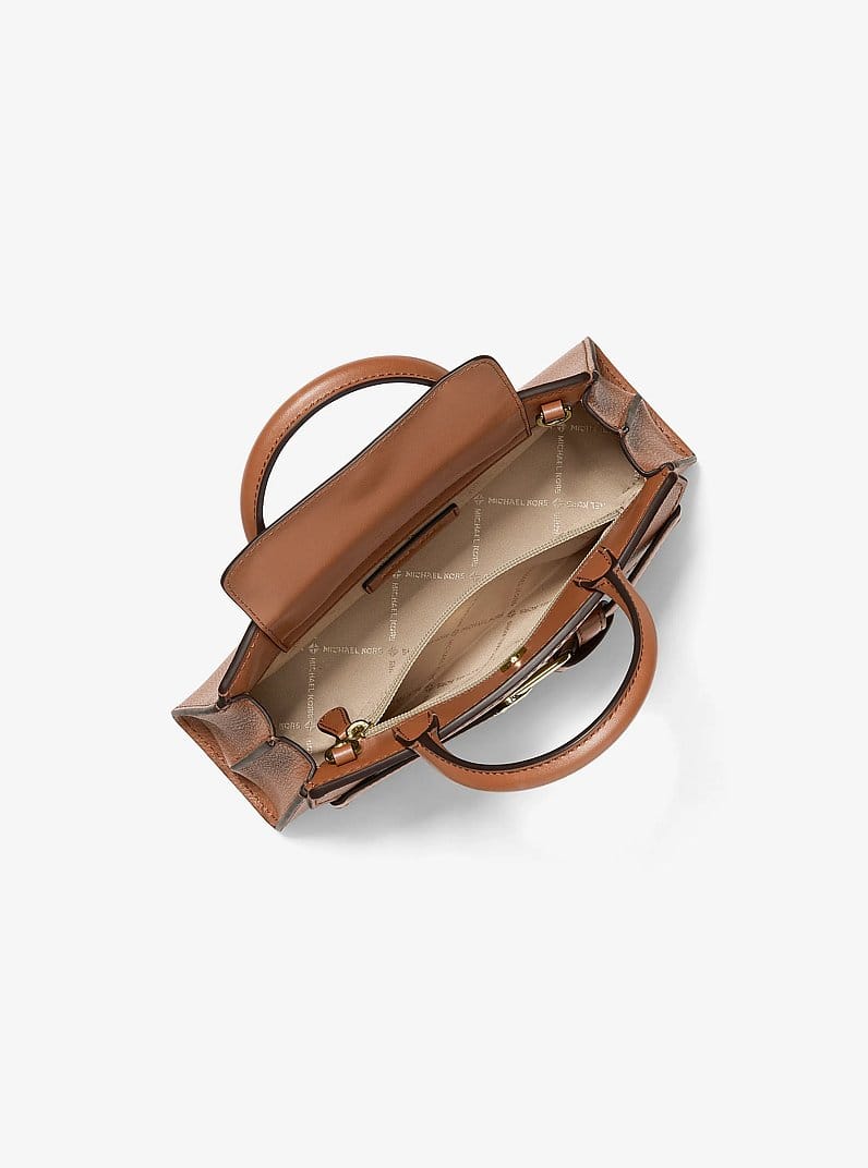 Greta Small Leather Convertible Crossbody Bag