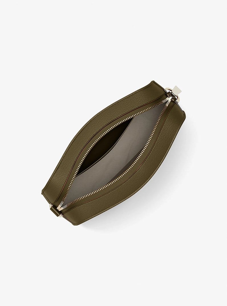 Jet Set Small Leather Camera Crossbody Bag
