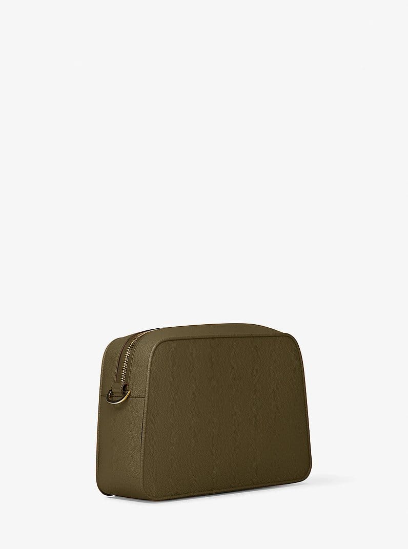 Jet Set Small Leather Camera Crossbody Bag