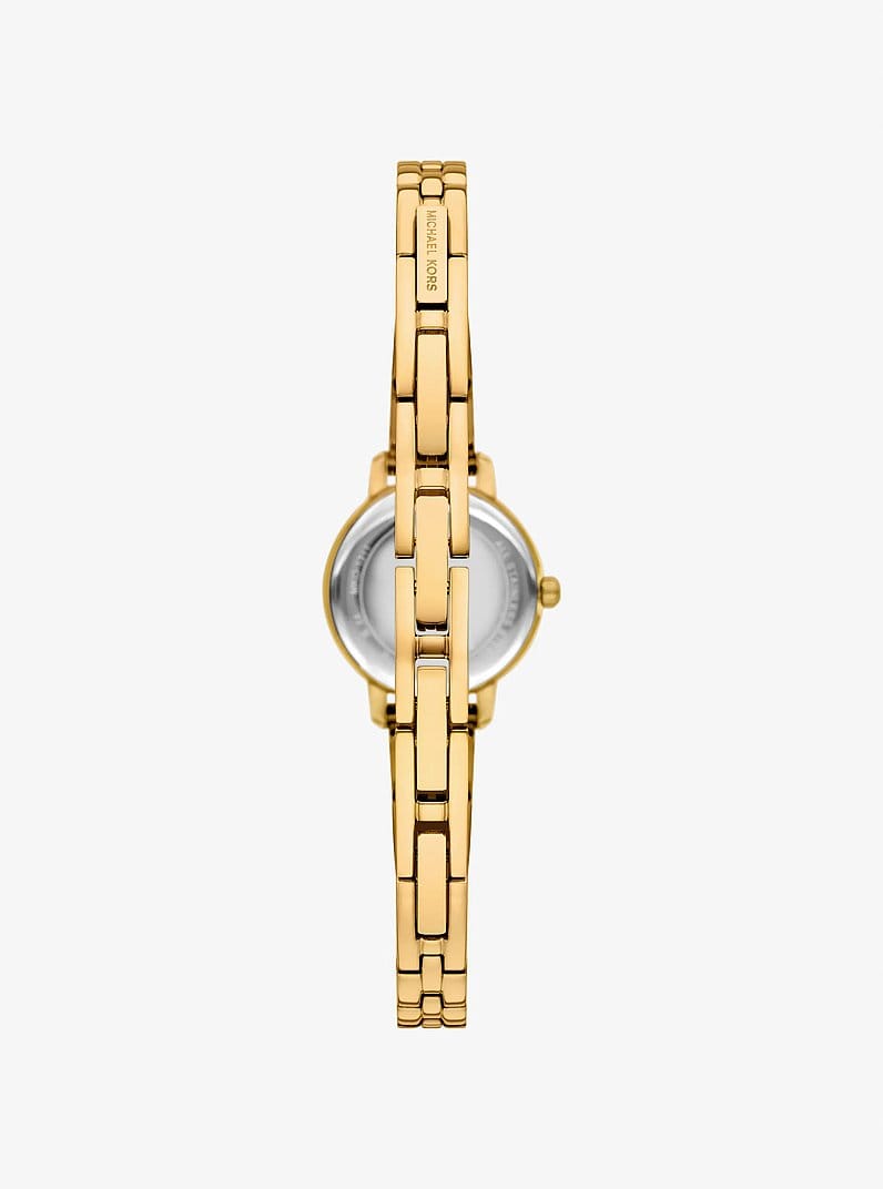 Micro Melissa Pavé Gold-Tone Watch
