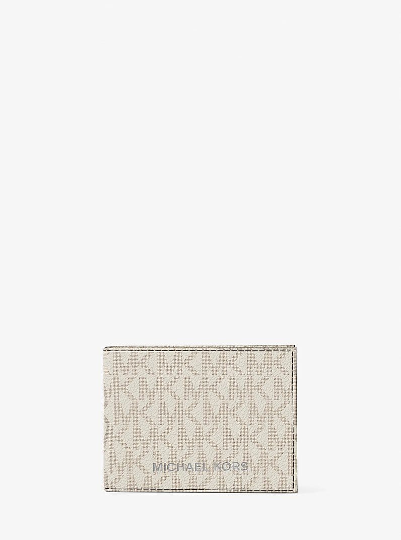 Cooper Striped Signature Logo Billfold Wallet With Passcase