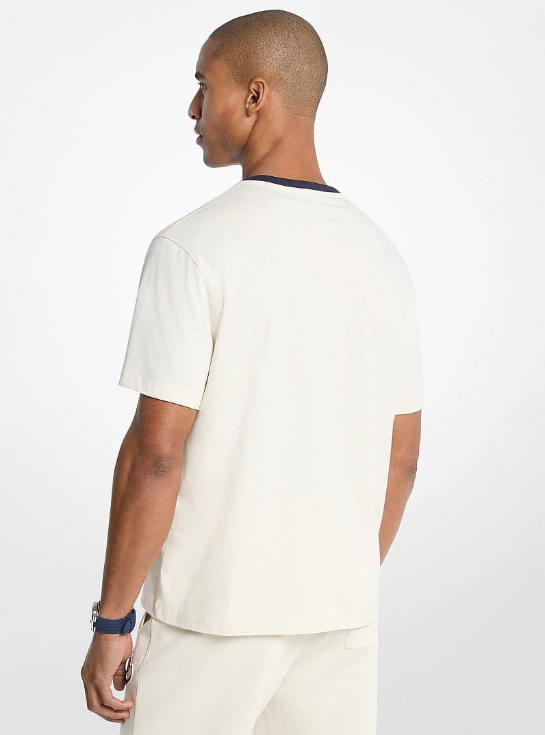 KORS Varsity Cotton Jersey T-Shirt