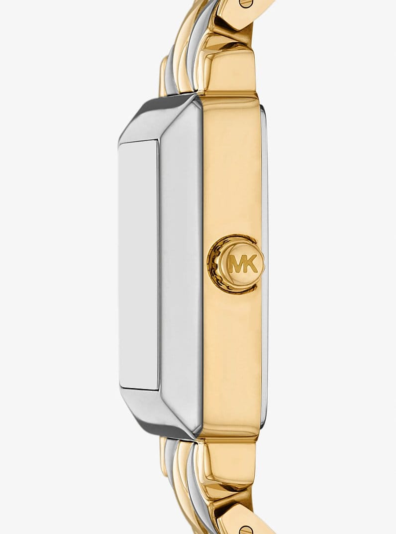 Petite Gwynn Pavé Two-Tone Watch