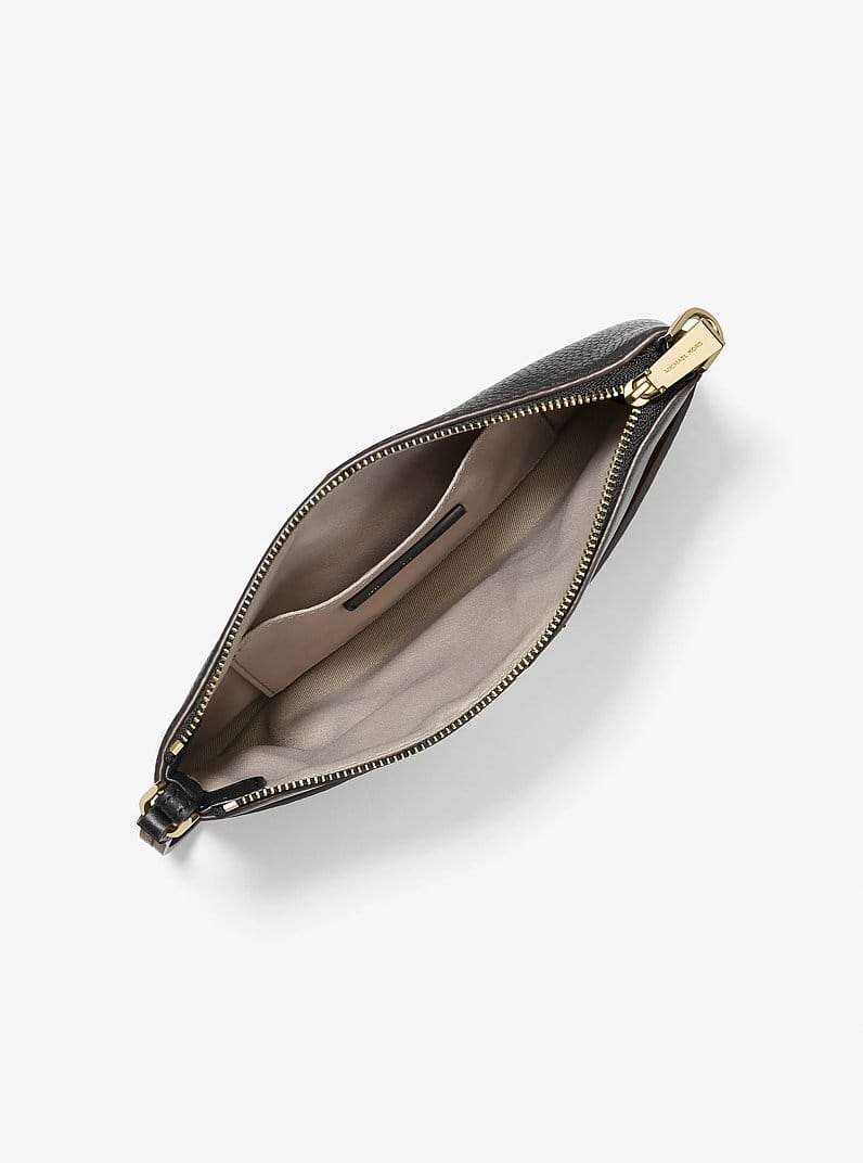 Jet Set Medium Pebbled Leather Wristlet