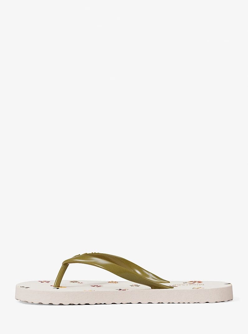 Floral Printed Flip Flop