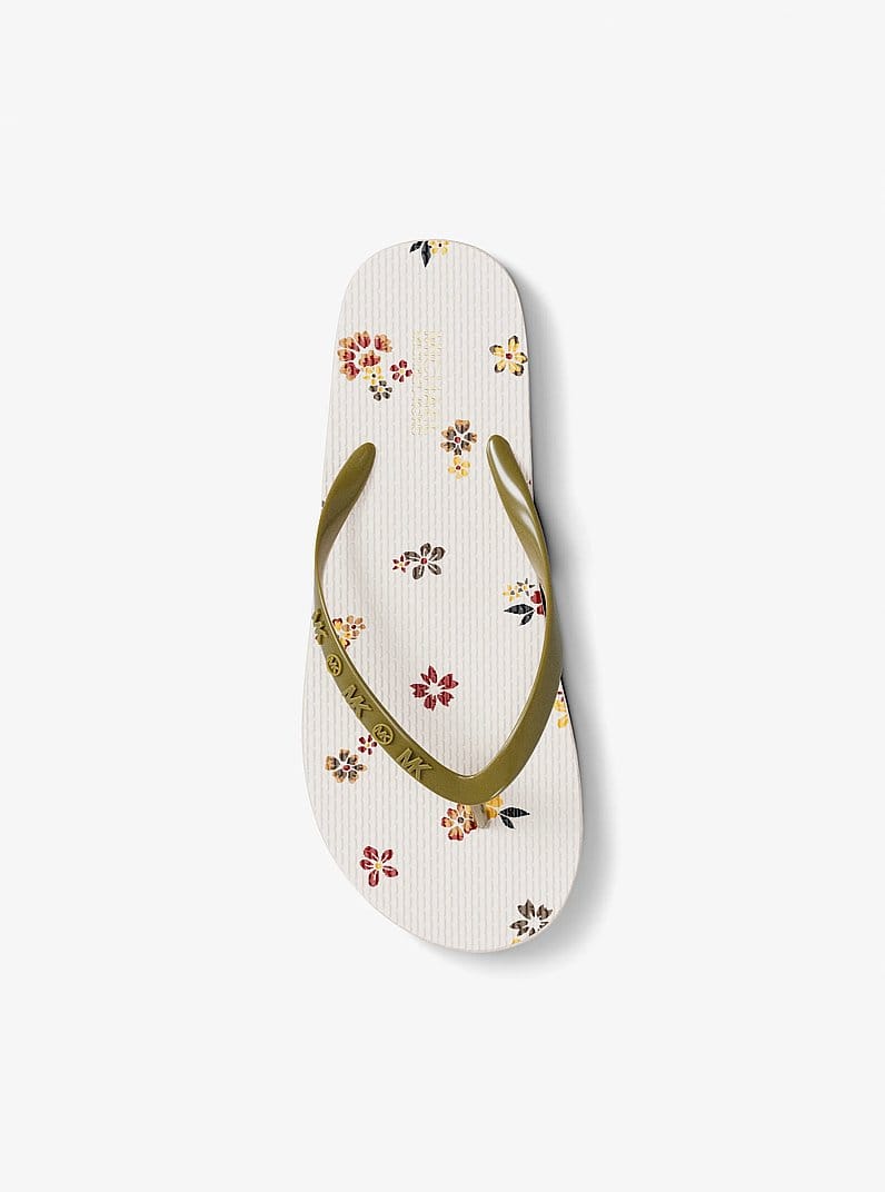 Floral Printed Flip Flop