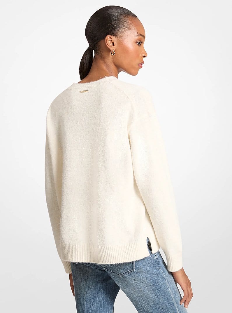 Logo Appliqué Knit Sweater