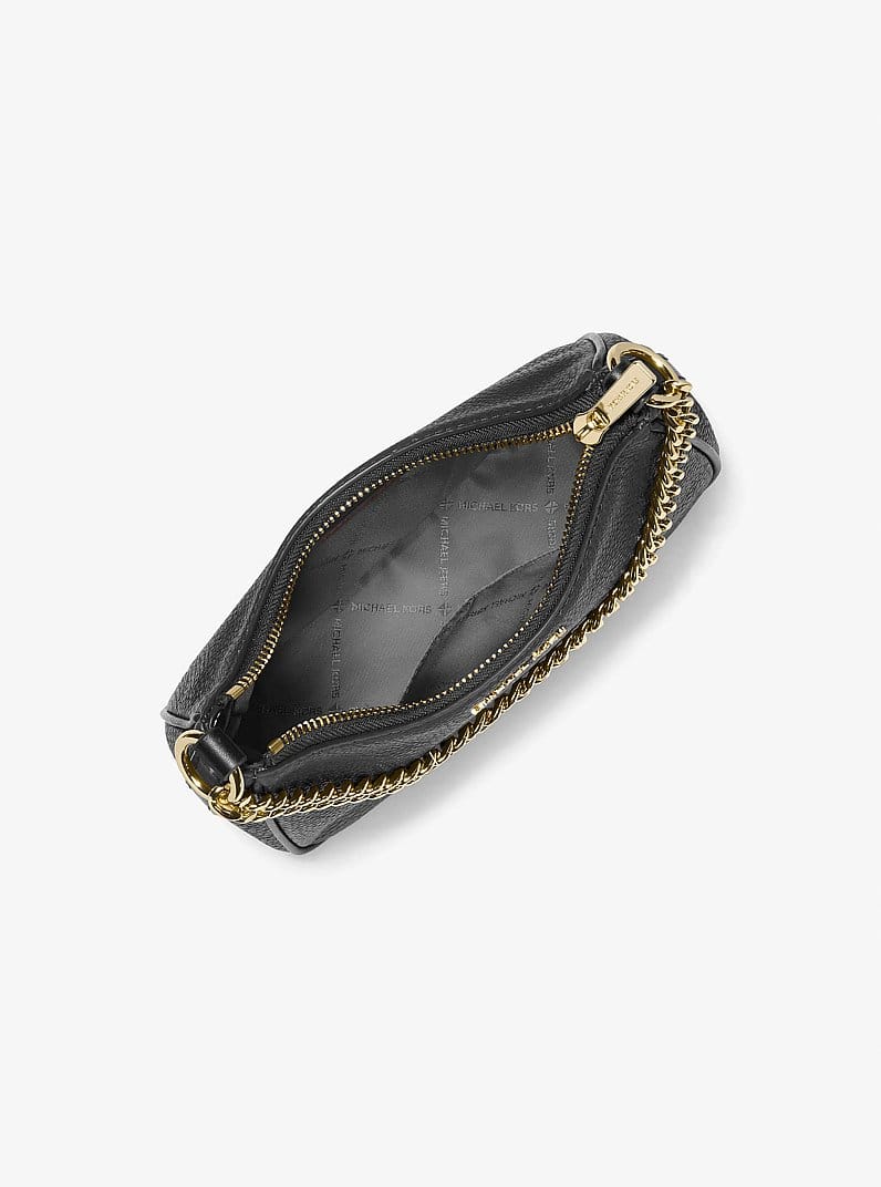 Jet Set Travel Small Pebbled Leather Convertible Crossbody Bag