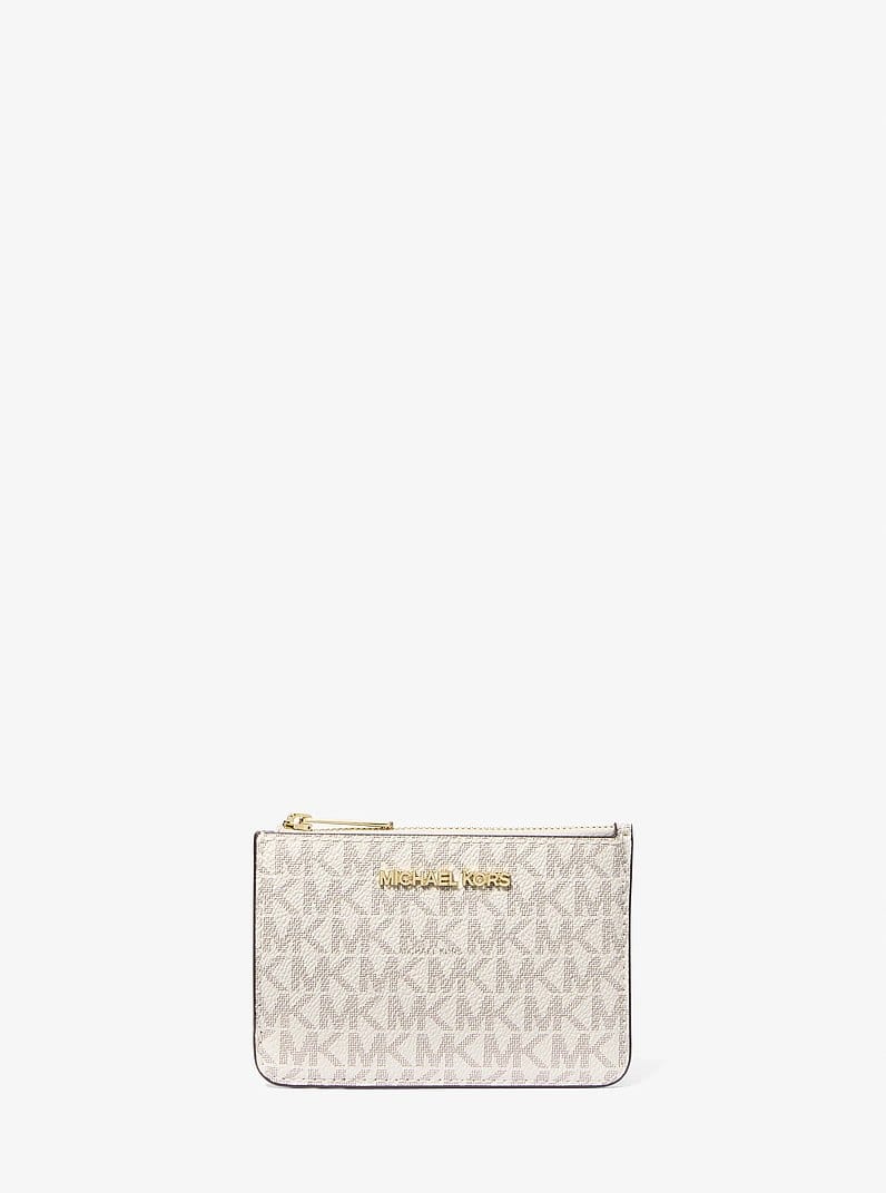 Jet Set Travel Small Signature Logo Coin Purse