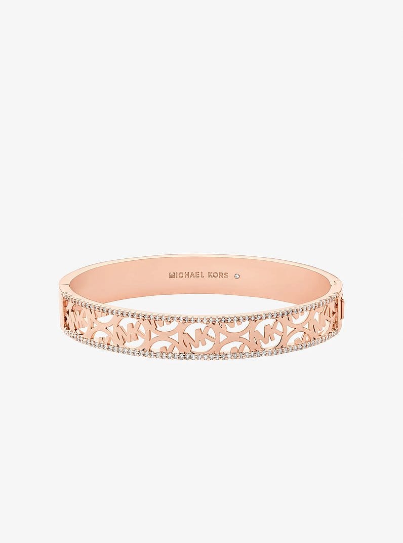 Pavé Logo Bangle