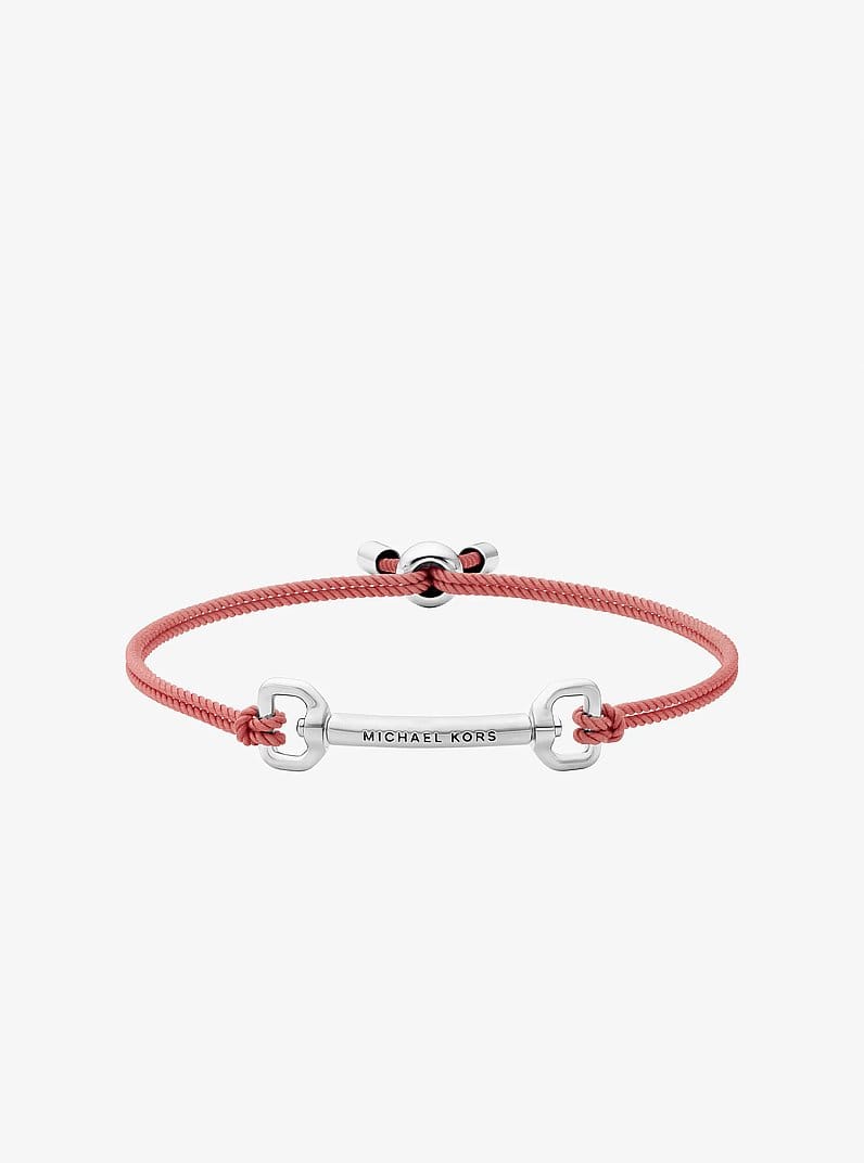 Horsebit Corded Slider Bracelet