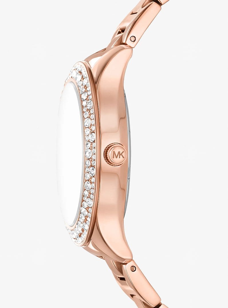 Liliane Pavé Rose Gold-Tone Watch