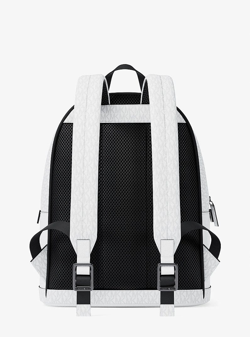 Cooper Medium Pebbled Leather and Signature Logo Commuter Backpack