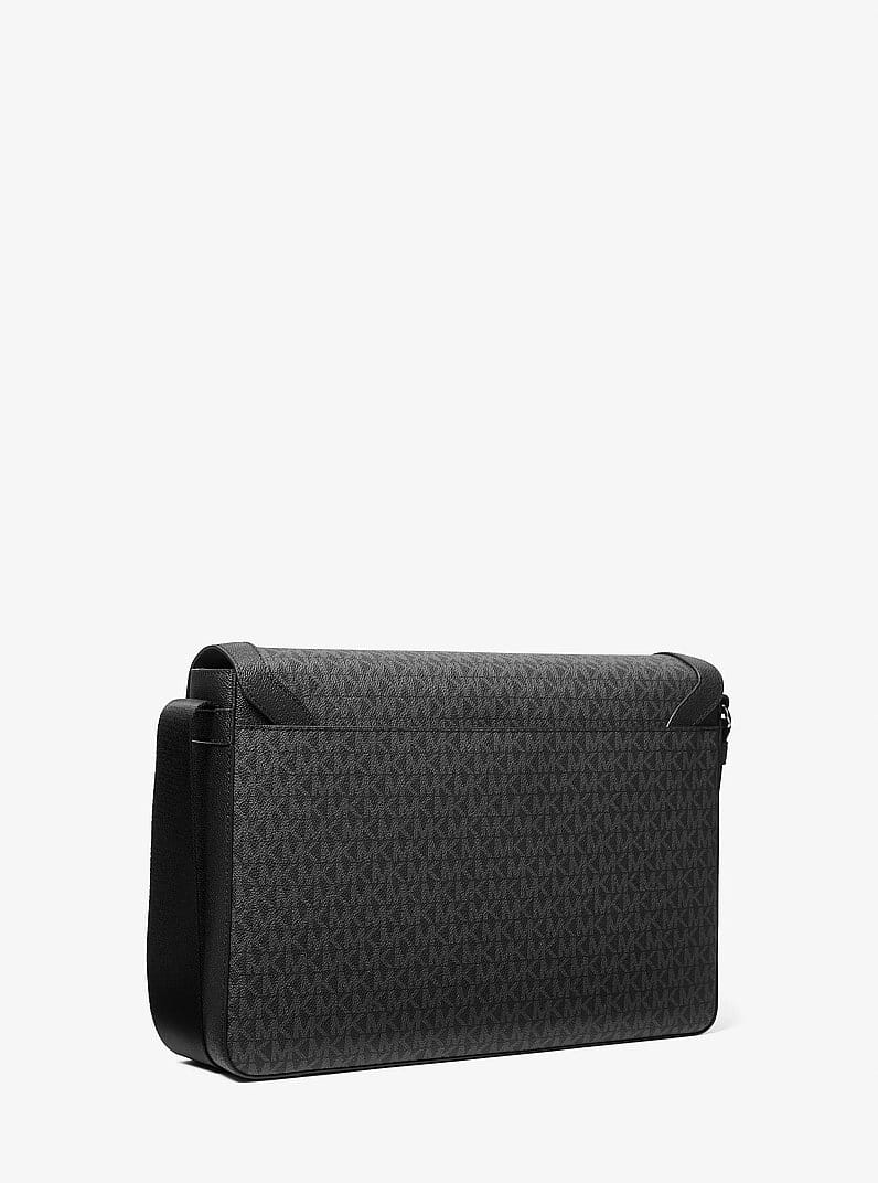Pacey Embellished Signature Logo Messenger Bag
