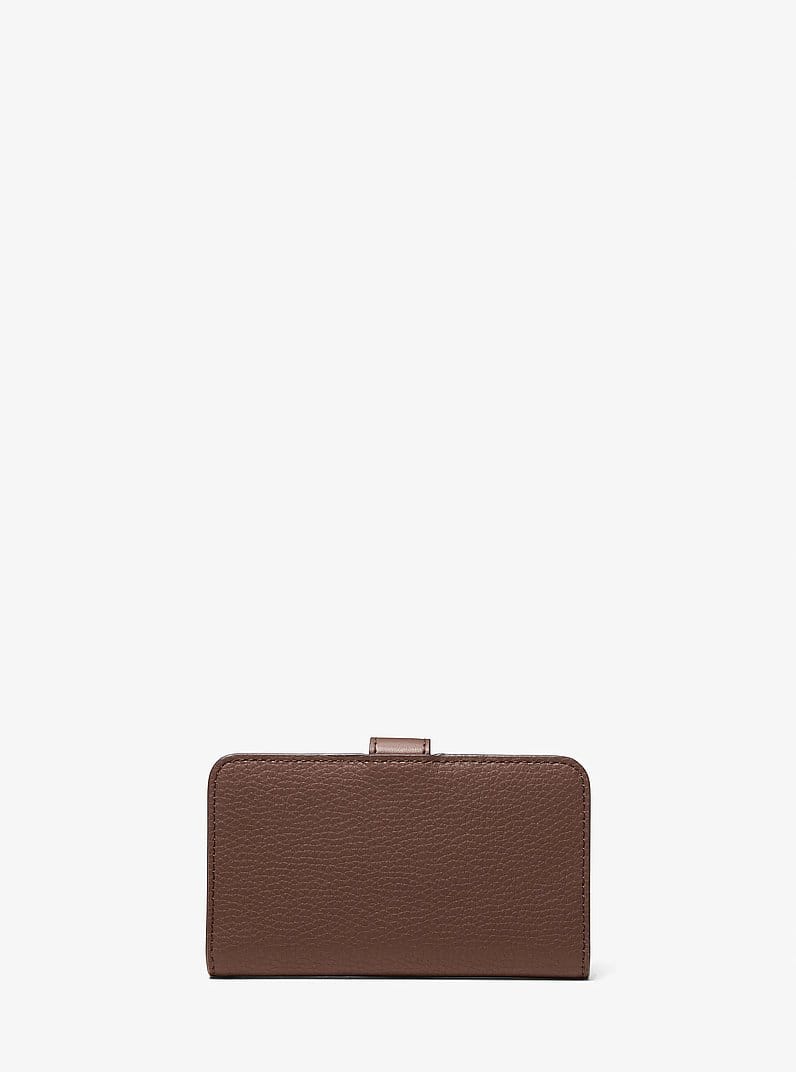Jet Set Travel Medium Pebbled Leather Billfold Wallet