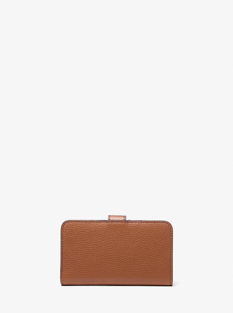 Jet Set Travel Medium Pebbled Leather Billfold Wallet