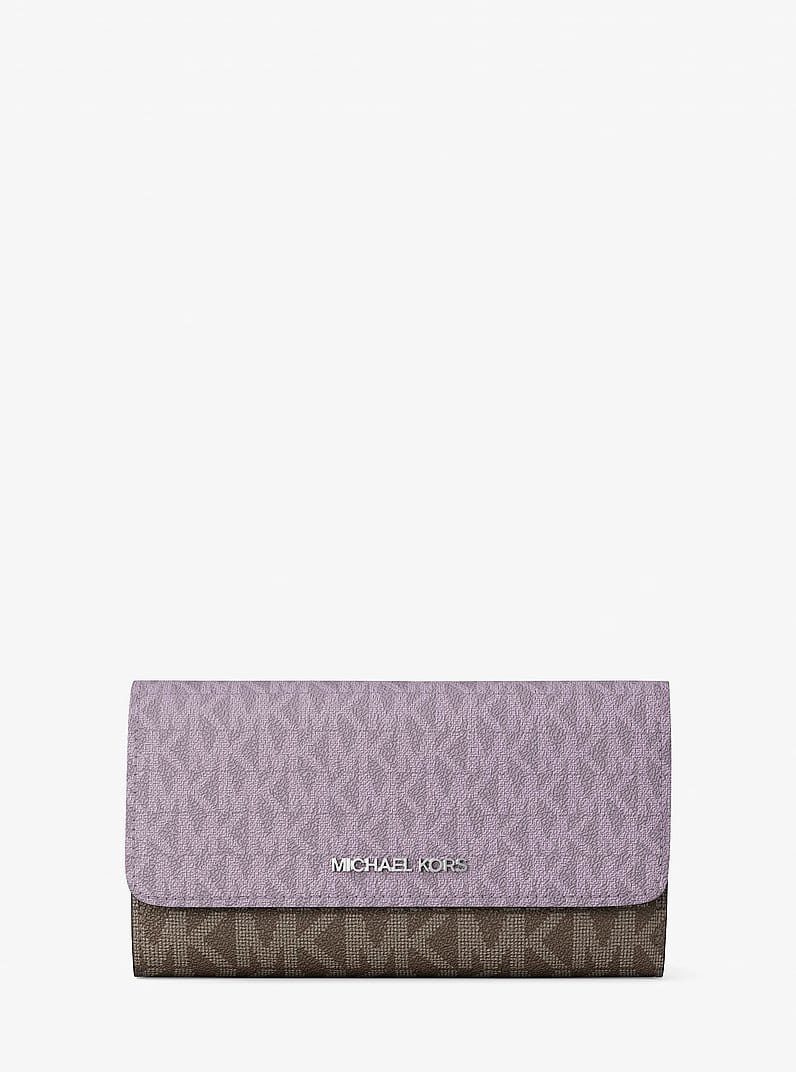 Jet Set Travel Signature Logo Tri-Fold Wallet