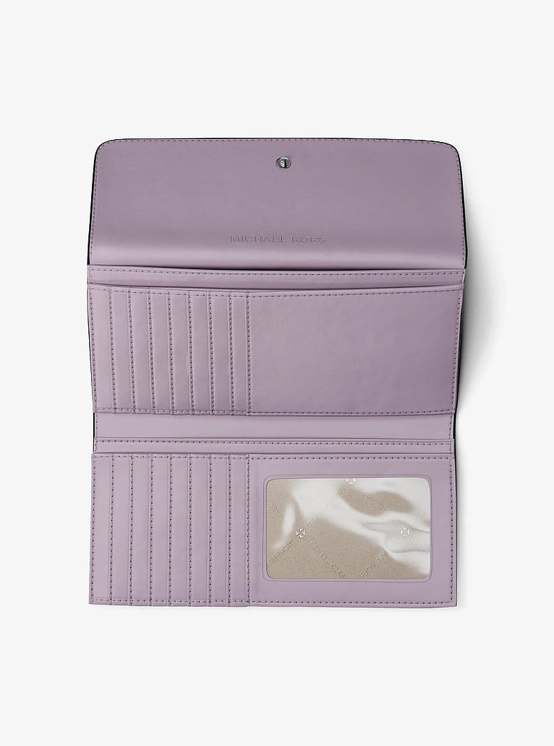 Jet Set Travel Signature Logo Tri-Fold Wallet