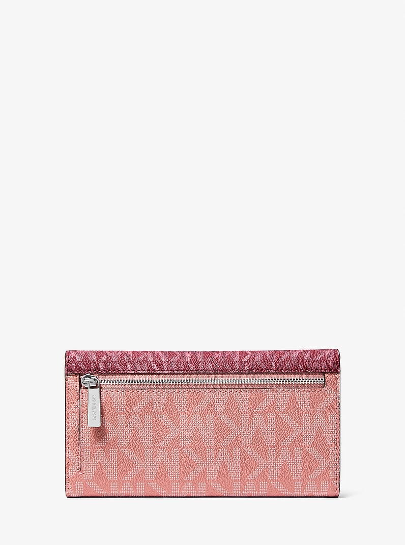 Jet Set Travel Signature Logo Tri-Fold Wallet