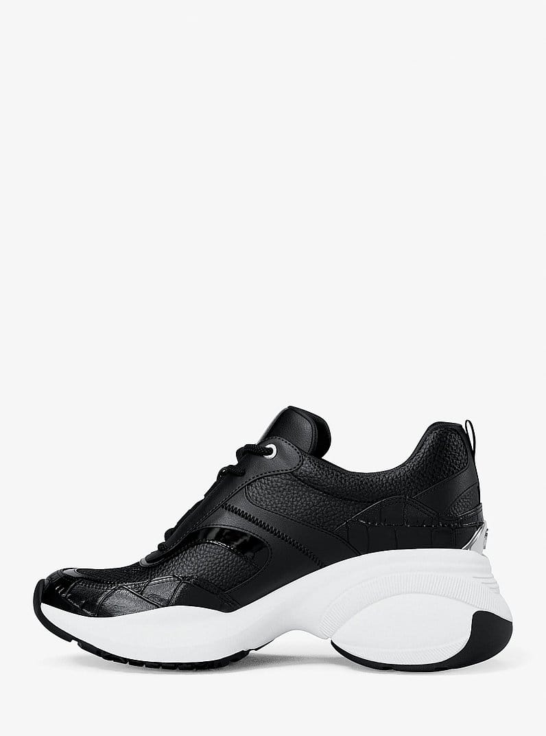 Kaia Mixed-Media Trainer