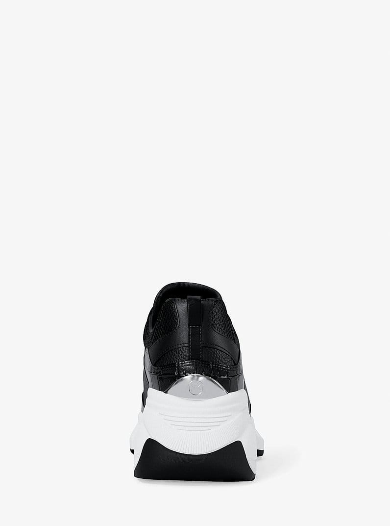 Kaia Mixed-Media Trainer