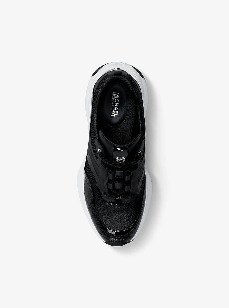 Kaia Mixed-Media Trainer