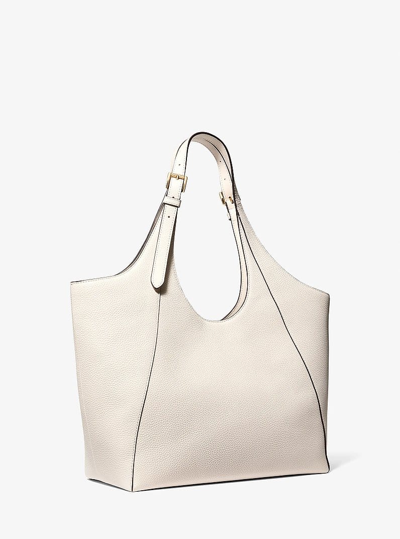 Bernie Large Pebbled Leather Tote Bag