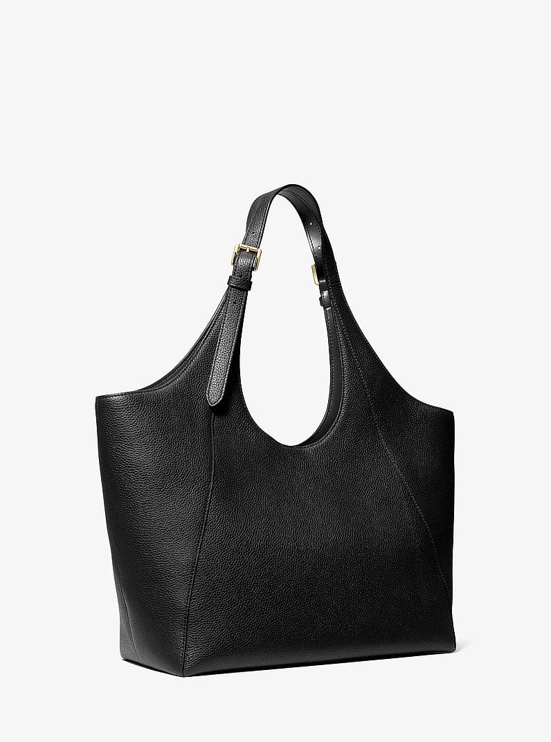 Bernie Large Pebbled Leather Tote Bag