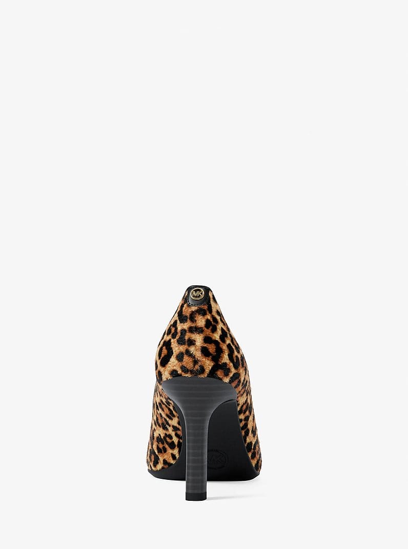Willa Flex Leopard Print Calf Hair Pump