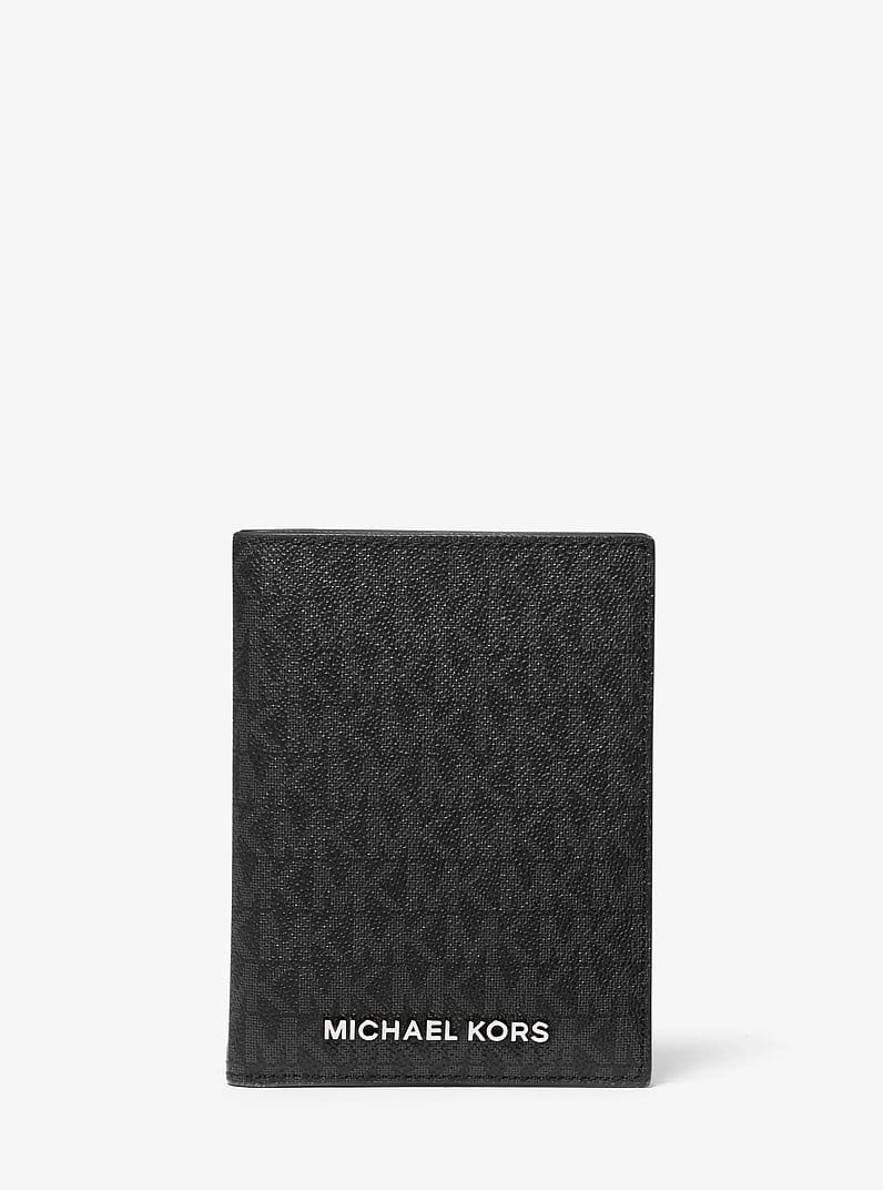 Jet Set Travel Medium Signature Logo Passport Case