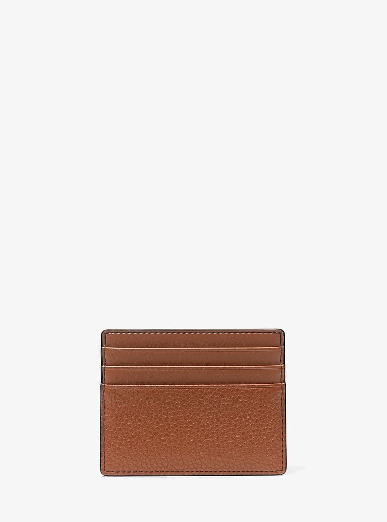 Cooper Pebbled Leather Tall Card Case
