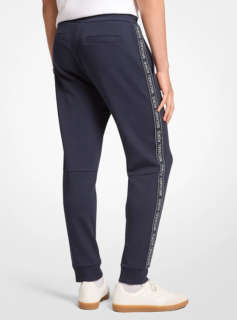 Logo Tape Cotton Blend Joggers