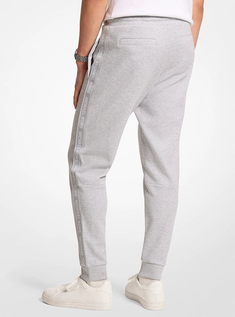Logo Tape Cotton Blend Joggers