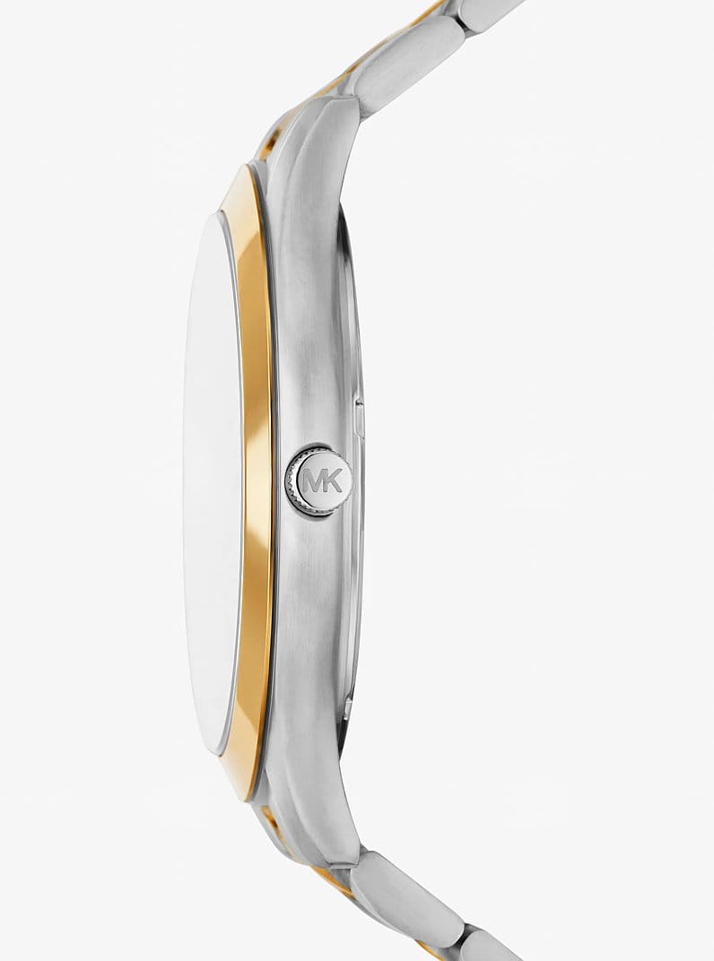 Oversized Aspyn Two-Tone Watch